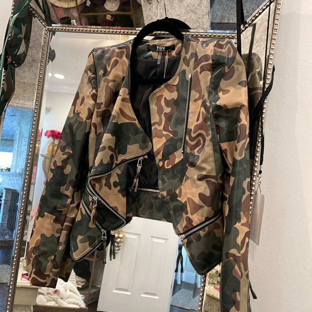 Tov vegan camo jacket!